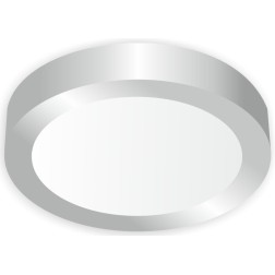 10875 DOWNLIGHT LED REDONDO SUP- 18W NIQUEL 6000K