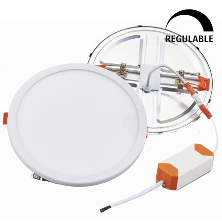 2801554 DOWNLIGHT LED REDONDO REG AJUSTABLE 20W 4000K BLANCO F-BRIGHT