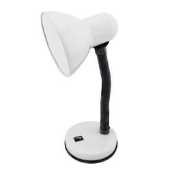 1900413 FLEXO SOBREMESA E27 BLANCO FLEXIBLE GSC