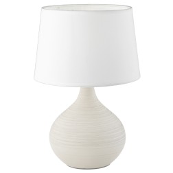 50371025 LAMPARA SOBREMESA MARTIN E14 BEIGE