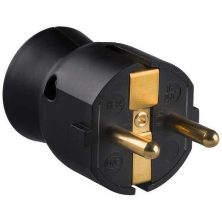 050177 CLAVIJA AEREA TTL 16A 250V NEGRA LEGRAND