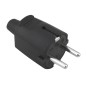 0200059 CLAVIJA AEREA 4,8mm TTL NEGRA 16A 250V GSC