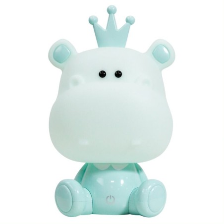073-LV LUZ NOCHE INFANTIL LED HIPOPOTAMO VERDE 4000K 55Lm IP20 ONLI