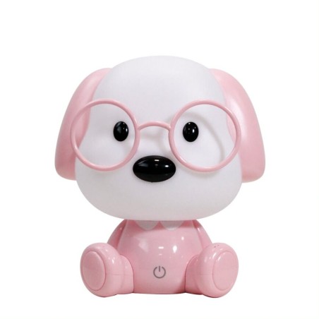 075-LR LUZ NOCHE INFANTIL LED PERRITO ROSA 4000K 55Lm IP20 ONLI