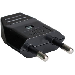 6118N CLAVIJA AEREA 4mm 10A TERMOPLAST NEGRA SOLER