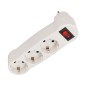 V1302 MULTICONECTOR TRIPLE CON INTERRUPTOR SOLERA