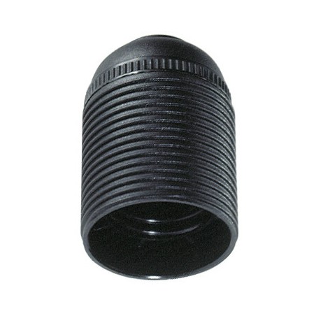 6829CRN PORTALAMPARAS ROSCADO E27 NEGRO SOLERA