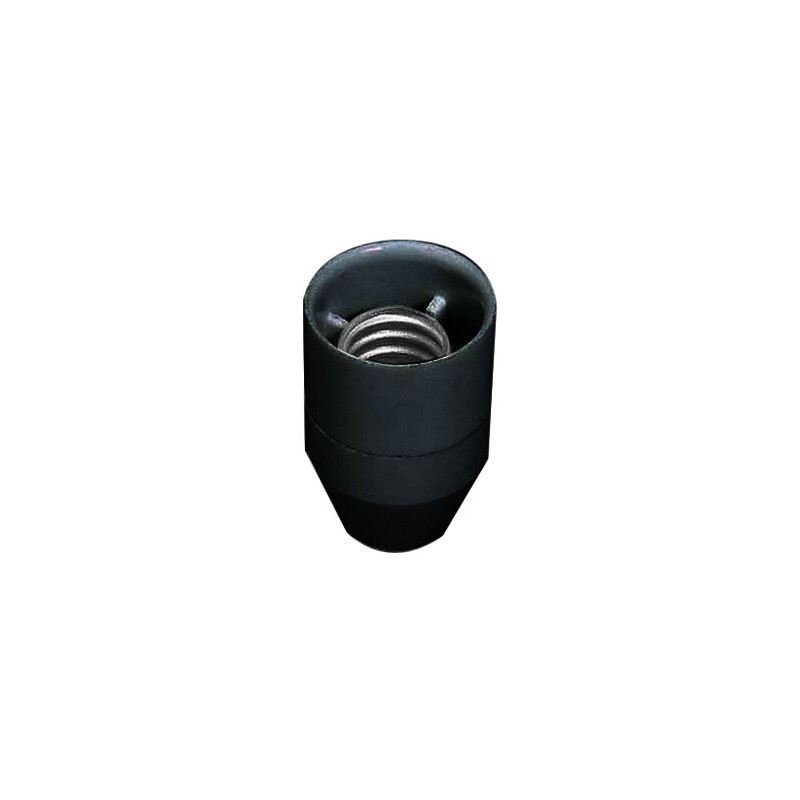 PORTALAMPARAS CONICO E14 NEGRO BAQUELITA