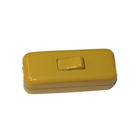 INTERRUPTOR DE PASO CORDÓN DOR COLOR AMARILLO (12)