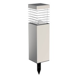 1517 BALIZA SOLAR FRIA INOX + DIFUSOR PLASTICO 47cm GALIX