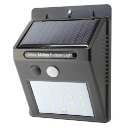 81-774-N MINI APLIQUE SOLAR LED NEGRO 4W SENSOR