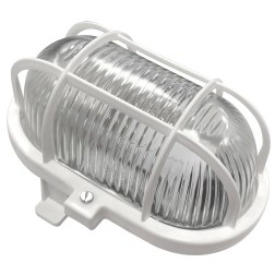 7004B APLIQUE ESTANCO OVAL BLANCO E27 FENOPLASTICA