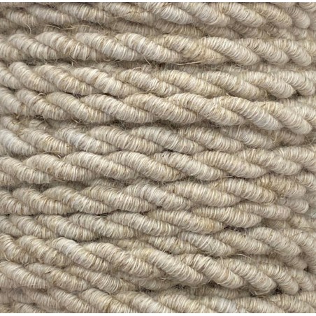 0901210-LI 25m CABLE TRENZADO 2x0,75 LINO