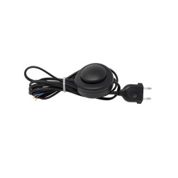 H038057 3m CONEXION CON INTERRUPTOR DE PIE NEGRA