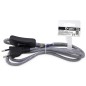 1102964 1,5m CONEXION CON INTERRUPTOR BLANCA-NEGRA