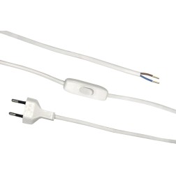 46023 1,5m CONEXION CON INTERRUPTOR BLANCO ALG