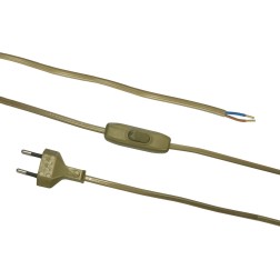 CONEXION CON INTERRUPTOR + CLAVIJA ORO