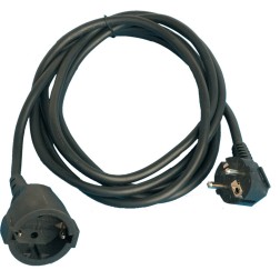 0100045 PROLONGACIÓN 2M 3x1,5MM NEGRA