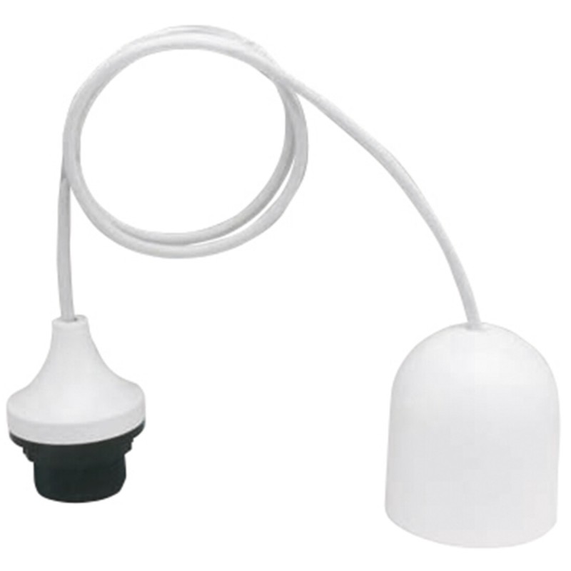 1301018 ENFILAJE PORTALAMPARAS + CABLE + FLORON BLANCO F-BRIGHT