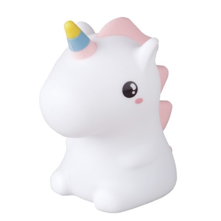 202800013 LUZ DE NOCHE INFANTIL LED UNICORNIO RECARGABLE 1W RGB GSC