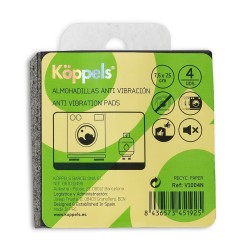 V1004N 4u ALMOHADILLA ANTI-VIBRACION 7,5x7,5 cm KOPPELS
