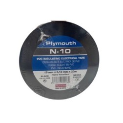 5228 CINTA AISLANTE 20x19mm NEGRA NUÑEZ-10 PLYMOUTH