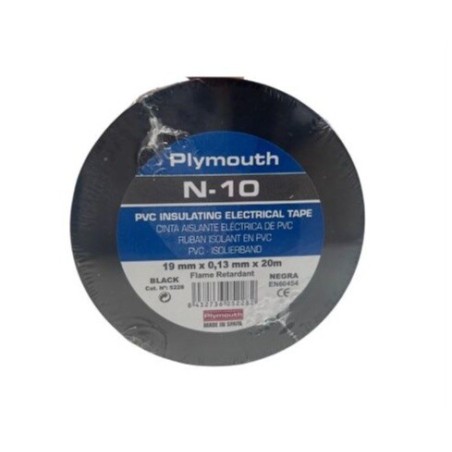 5228 CINTA AISLANTE 20x19mm NEGRA NUÑEZ-10 PLYMOUTH