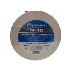 5231 CINTA AISLANTE 20x19mm BLANCA NUÑEZ-10 PLYMOUTH