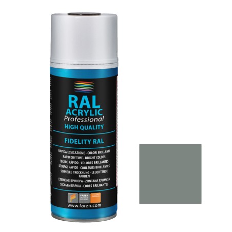 5VY400 SPRAY PINTURA GRIS TRAFICO RAL 7042 400ml FAREN