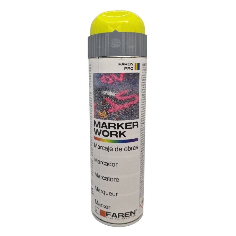 3VA500 SPRAY PINTURA AMARILLO FLUORESCENTE 500ml