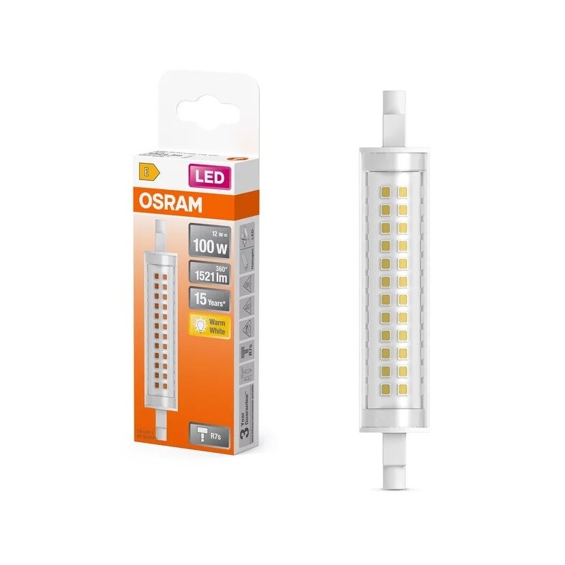 432734 LAMPARA LINEAL LED R7S 11W 2700K 118mm SLIM LINE OSRAM 432734 LAMPARA LINEAL LED R7S 11W 2700K 118mm SLIM LINE OSRAM