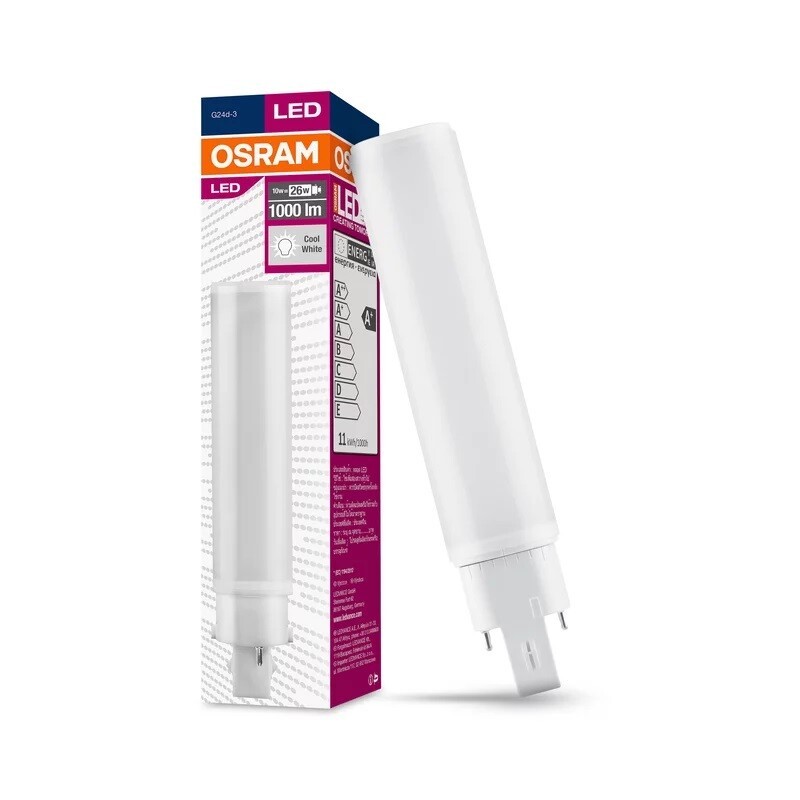558601 LAMPARA DULUX D LED 2 PIN 9W G24D3 4000K
