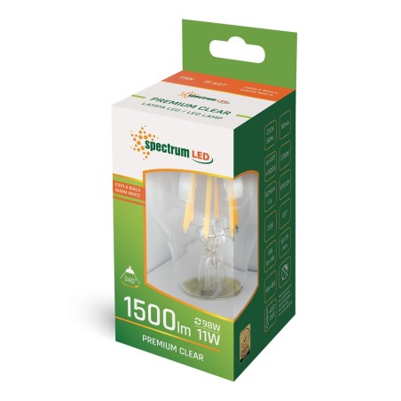 WOJ+14363 LAMPARA STANDARD LED CRISTAL 11W E27 2700K SPECTRUM