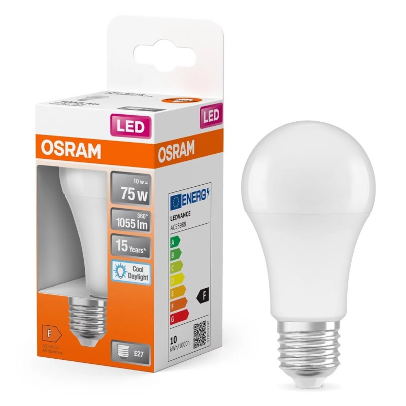 023187 LAMPARA STANDARD LED E27 10W 6500K STAR OSRAM 023187 LAMPARA STANDARD LED E27 10W 6500K STAR OSRAM
