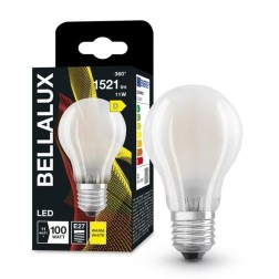 115439 LAMPARA STANDARD FIL LED E27 MATE 11W 2700K BELLALUX