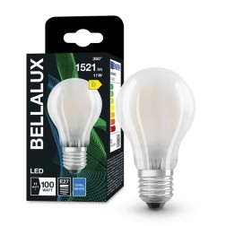 153646 LAMPARA STANDARD FIL LED E27 MATE 11W 4000K BELLALUX