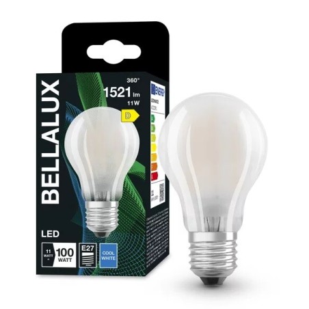 153646 LAMPARA STANDARD FIL LED E27 MATE 11W 4000K BELLALUX