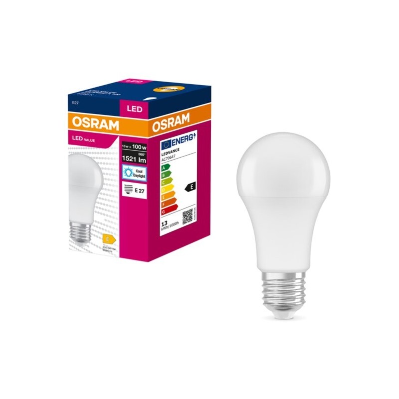 971042 LAMPARA STANDARD LED 13W E27 6500K OSRAM