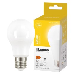 600010002 LAMPARA STANDARD LED E27 18W 4200K LIBERTINA