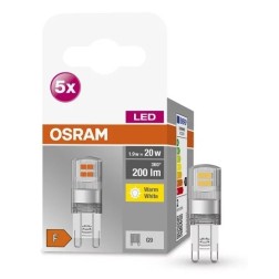 758049 5u LAMPARA LED G9 1,9W 2700K BASE OSRAM