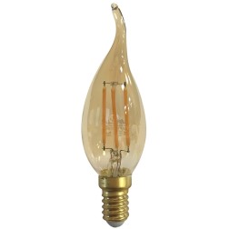 2601984 LAMPARA VELA PUNTA FILAMENTO LED GOLD 4W