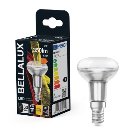 117150 LAMPARA R50 LED E14 4,3W 2700K 36° BELLALUX