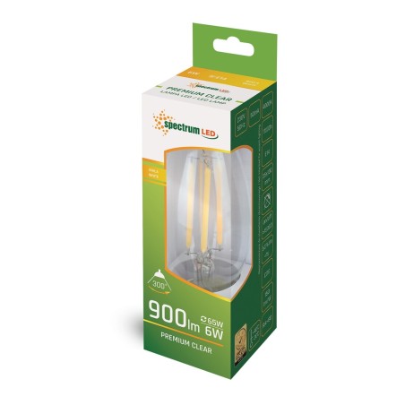 WOJ+13035_4W LAMPARA VELA LED 4W E14 6500K SPECTRUM