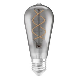 091315 LAMPARA PERA EDISION FIL LED E27 5W 1800K VINTAGE SMOKE 1906 OSRAM