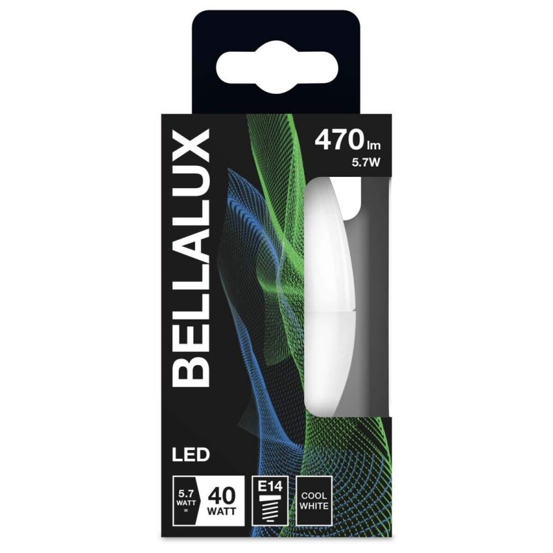 318030 LAMPARA VELA LED E14 4,9W 6500K BELLALUX 318030 LAMPARA VELA LED E14 4,9W 6500K BELLALUX