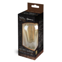 WOJ+14460 LAMPARA PERA FIL LED AMBAR E27 5W 2400K SPECTRUM