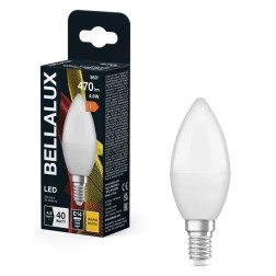 128248 LAMPARA VELA LED 5,7W E14 2700K BELLALUX
