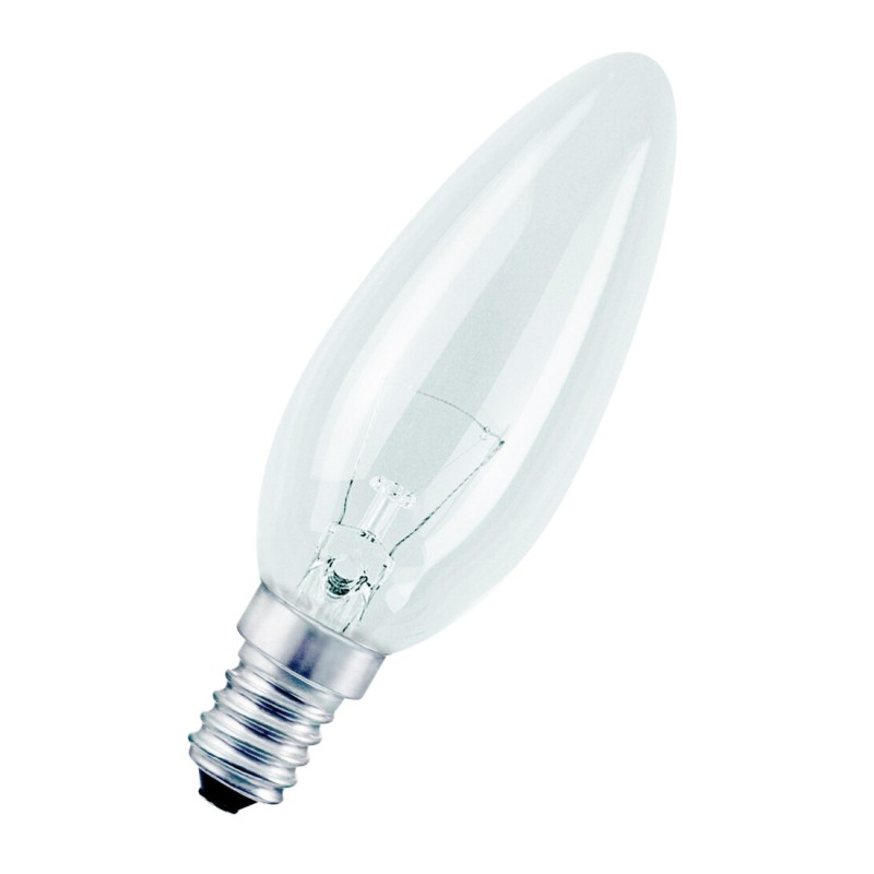 LAMPARA INCANDESCENTE VELA LISA CL 60W OSRAM
