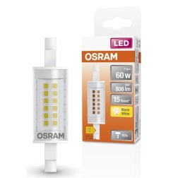 432710 LAMPARA LINEAL LED R7S 6W 2700K 78mm SLIM LINE OSRAM