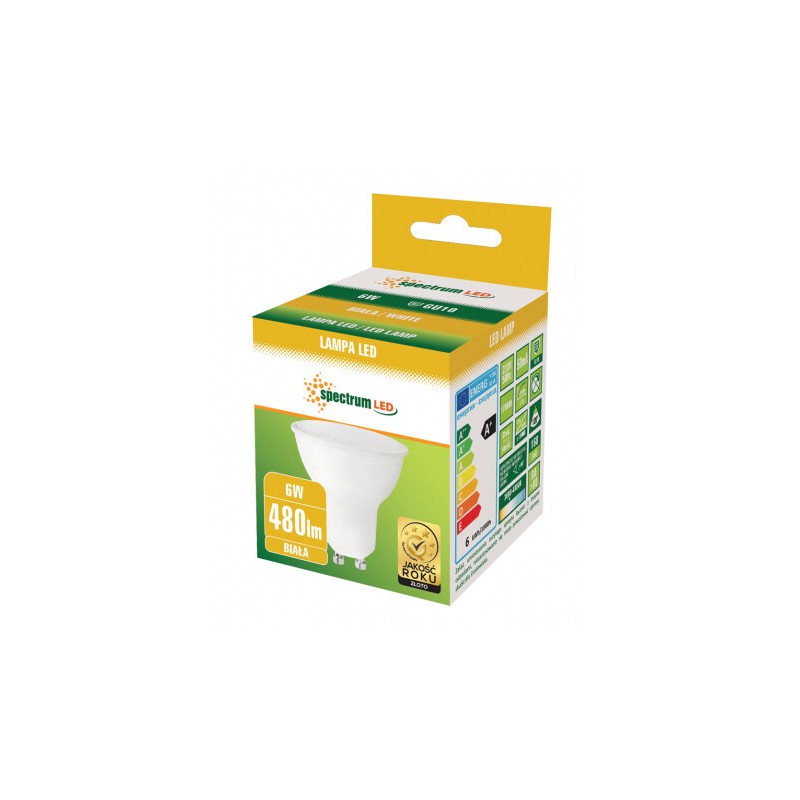 WOJ13267 LAMPARA DICROICA LED GU10 6W 4000K 480Lm
